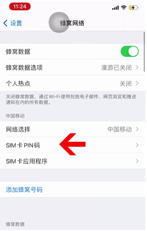 宁国苹果14维修网分享如何给iPhone14的SIM卡设置密码 