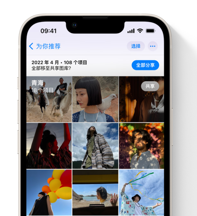 宁国苹果维修网点分享在 iPhone 上使用共享图库 