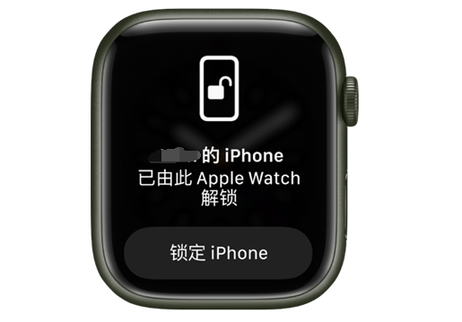 宁国苹果手机维修分享用 AppleWatch 解锁配备面容 ID 的 iPhone方法 