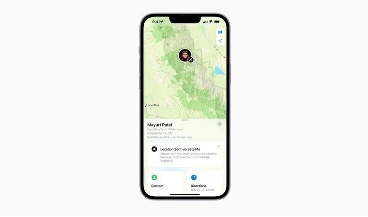 宁国苹果14维修分享iPhone14系列中 FindMy功能通过卫星分享位置方法教程 